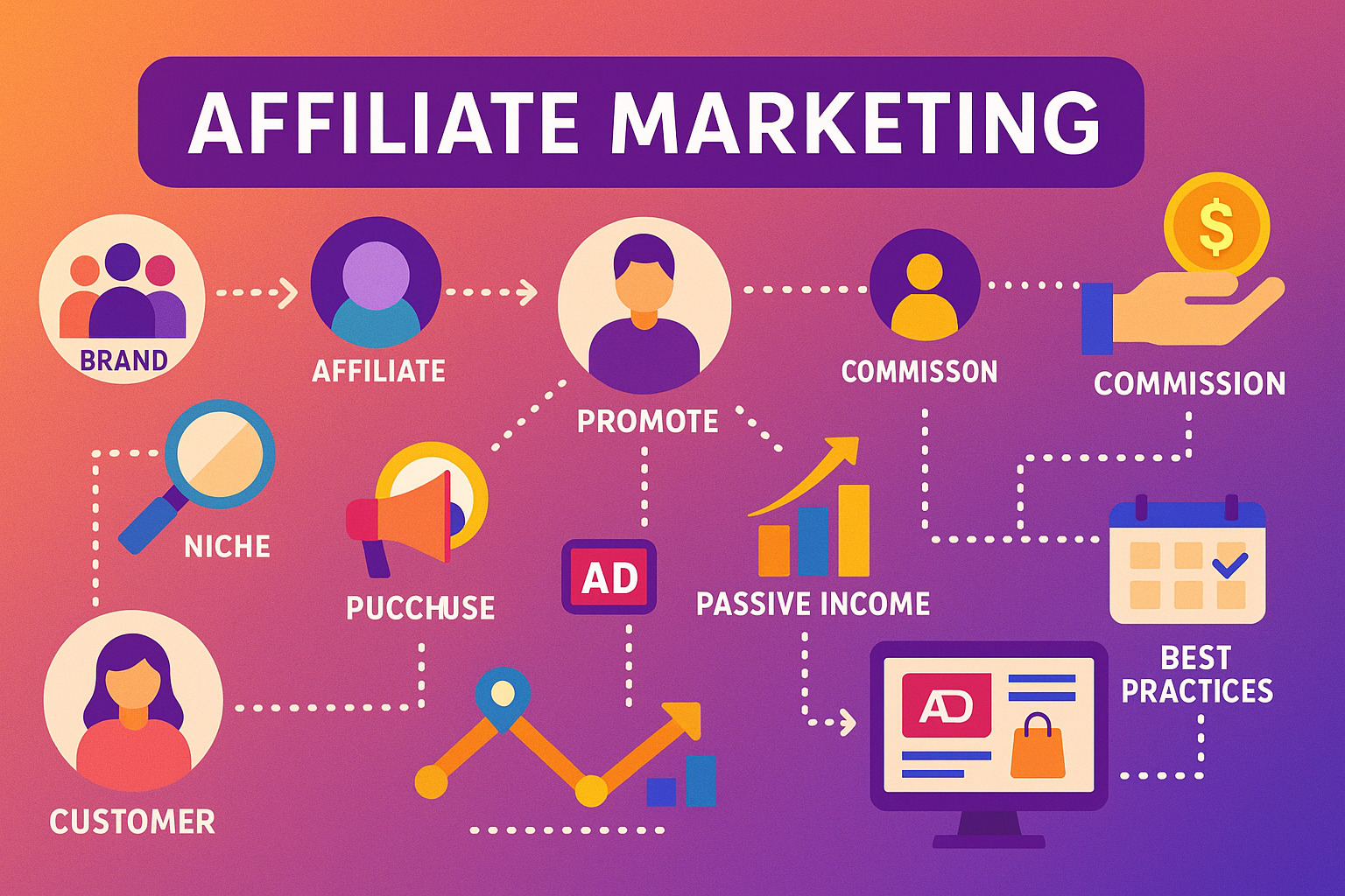The Ultimate Guide to Affiliate Marketing: What It Is, How It Works & How to Start